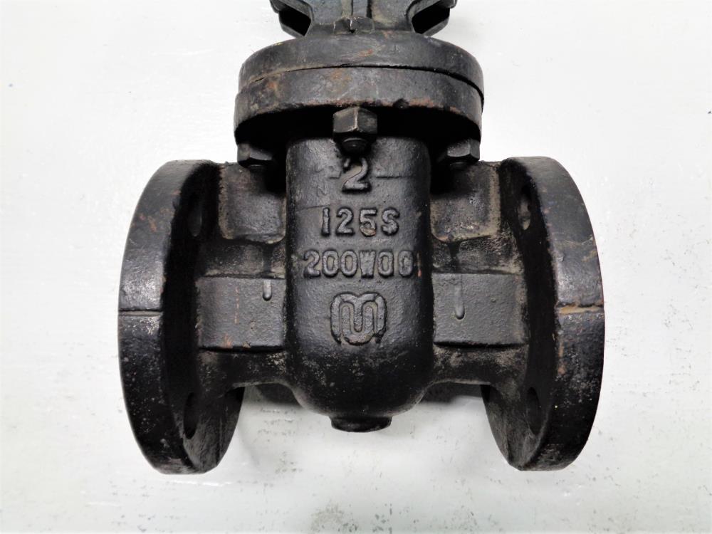 Milwaukee 2" 125# Cast Iron IBBM Gate Valve, 200 WOG, #F2885 A